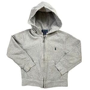 Polo by Ralph Lauren Kids Light Gray Zip-Up‎ Hoodie